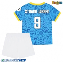 Maglie da calcio Wolves Jorgen Strand Larsen #9 Terza Maglia Bambino 2025-26 Manica Corta + Pantaloni corti)